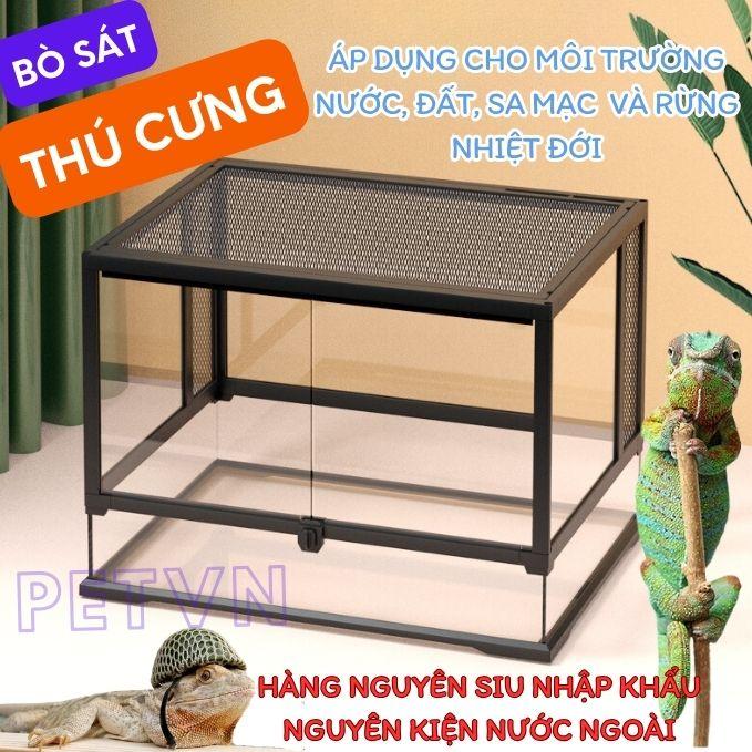 YL-09 CHUỒNG KÍNH LẮP GHÉP LỚN 90CM CAO CẤP  BÒ SÁT THÚ CƯNG BỂ HỒ RÙA RỒNG ÚC TRĂN RẮN NGUYÊN SIU 3