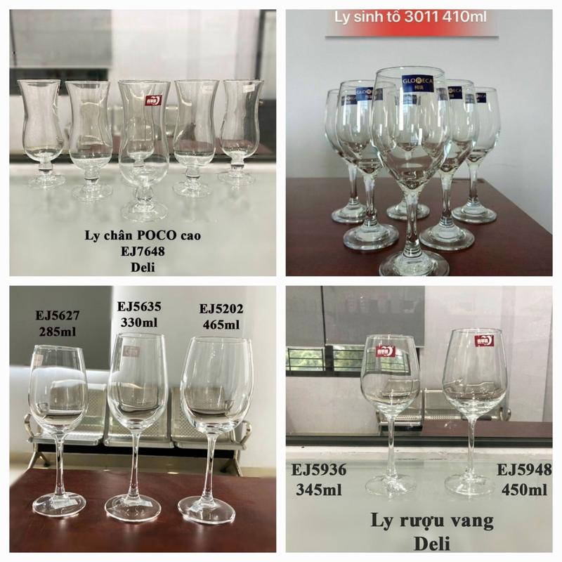  Ly rượu vang  ly thủy tinh uống vang  ly sinh tố kiểu dáng đẹp nhiều thể tích để bạn lựa chọn 