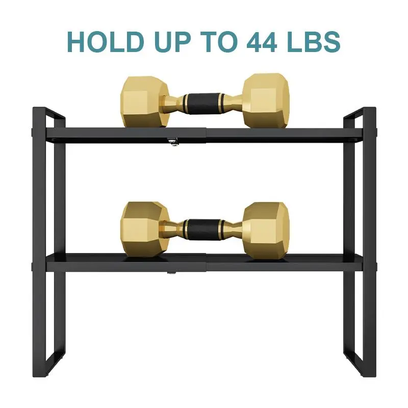 Kitchen Cabinet Shelf, 1 Count Expandable Organizer Riser Rack for Kitchen Pantry Cupboard, Under Sink Countertop Home Organization 5