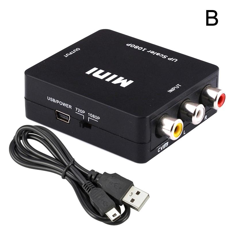 Product Introduction of Bộ chuyển đổi AV sang HDMI, 1 bộ, Hỗ trợ đầu ra độ nét cao 1080p hoặc 720p, Không cần cài đặt trình điều khiển, Cầm Tay, linh hoạt, cắm và chạy Phụ Kiện 105
