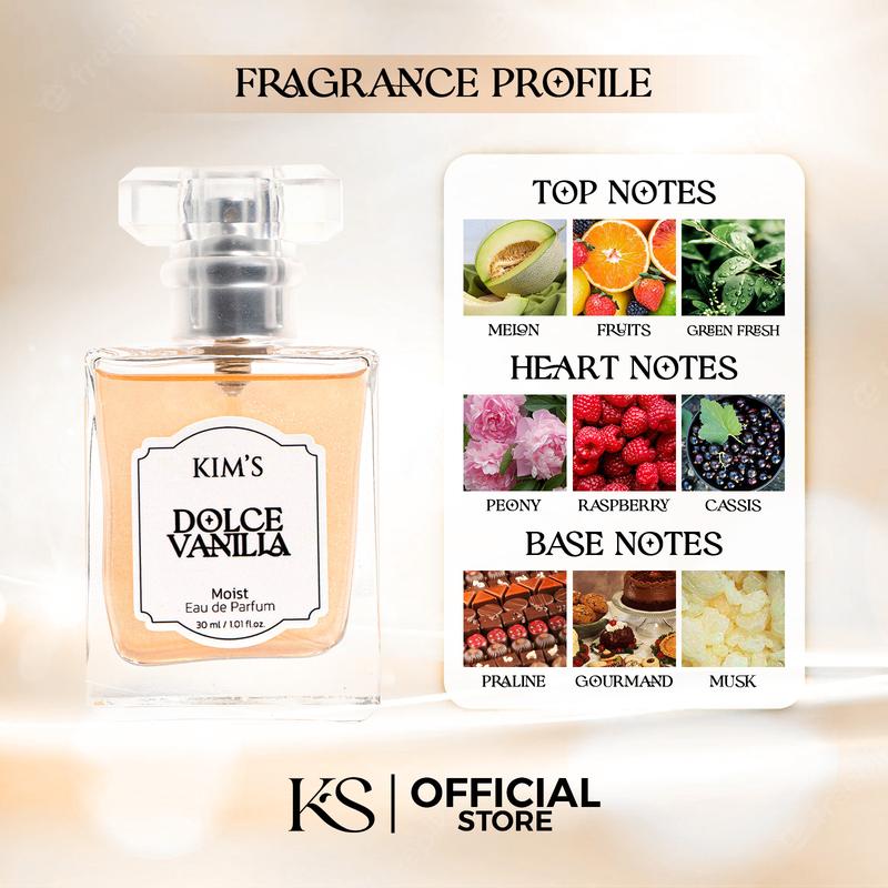 Bundle KIM'S Moist Eau de Parfum (EDP) Isi 5 - All Varian - Parfum + Pelembab Wangi Tahan Lama KIMS 30ml Vanila Perfume Wanita Melati Bunga 3