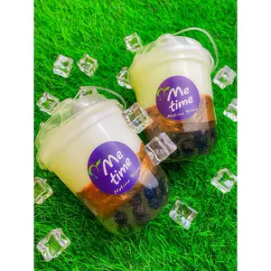 FUNBOX.ID - Me Time Slime Boba Brown Sugar Cup 380ml Viral | Slime Minuman Aesthetic Anak | Bonus Free Charm Boba | Slime Lembut Stretchy Mainan Edukatif Anak Kekinian