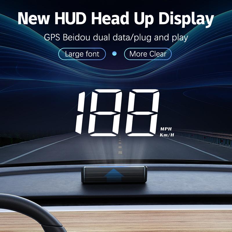 Đồng Hồ Tốc Độ Xe Hơi, Màn Hình Đầu Lên HUD, Đồng Hồ Đo Tốc Độ Kỹ Thuật Số, Máy Chiếu Kính Chắn Gió, Cho Xe Tải Và Xe Tải, Phụ Kiện Điện Tử Tự Động 7