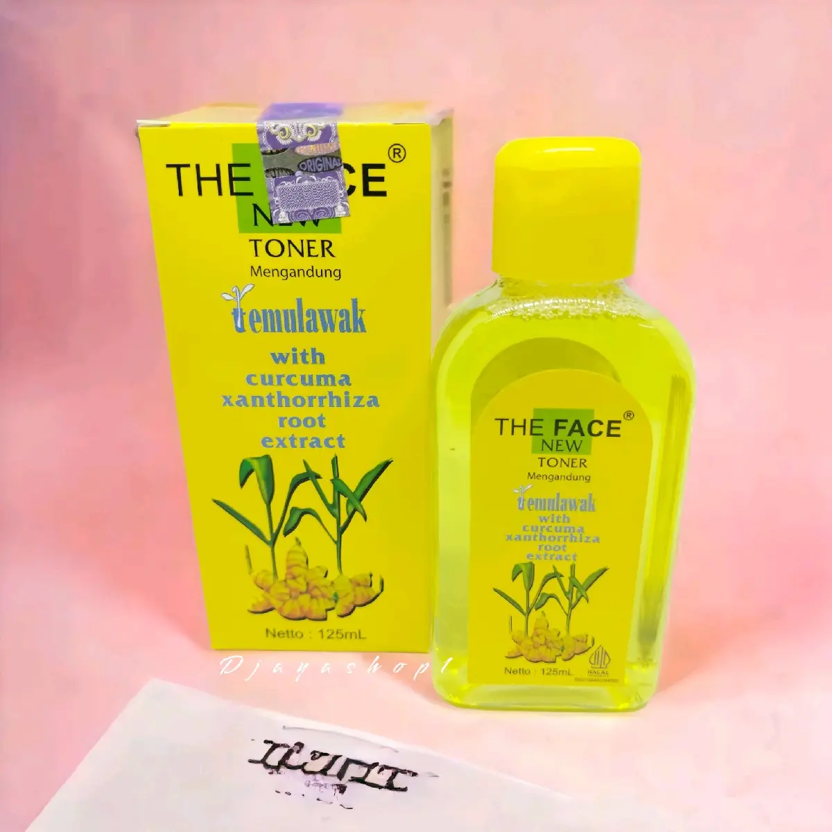 THE FACE Toner Temulawak With Curcuma Original Bpom 125ml Wajah