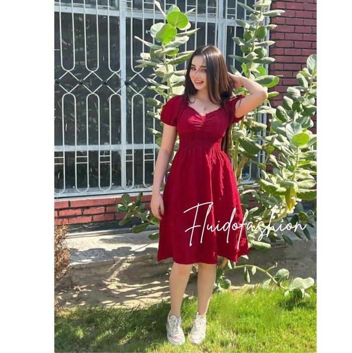 Promo DRESS GINA//DRESS BIG SIZE//DRESS JUMBO WANITA//DRESS KOREAN STYLE//DRESS  MIDI Casual Wolfis Sabrina Mini Tebal - hitam, M - Kab. Purbalingga -  Fluidofashion | Tokopedia