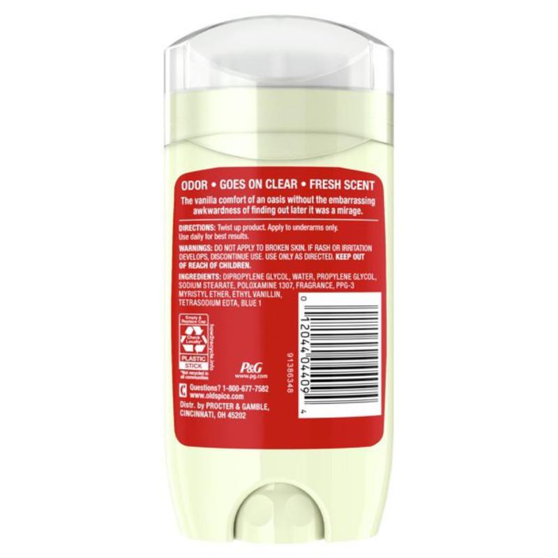 Lăn Sáp Khử Mùi Old Spice Inspired By Nature Collection Oasis With Vanilla Notes (Sáp Xanh ) Khử Mùi Hôi 2