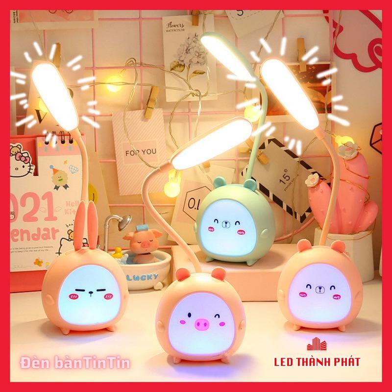 Đèn bàn học tích điện 3 chế độ sáng TinTin dễ thương cho bé, tiết kiệm điện năng, bảo vệ thị lực Phụ Kiện Mobile