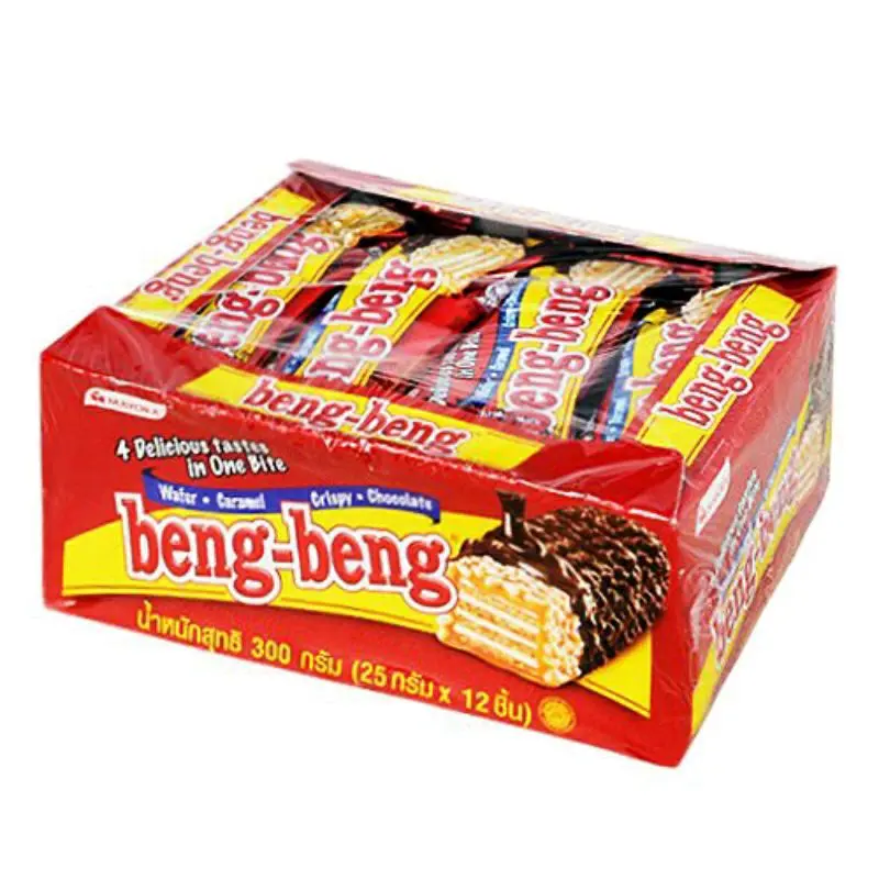 Beng Beng 1 box / Beng Beng Wafer Choco Snack Cookies