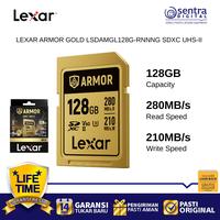 Gambar Lexar V60 128GB Armor Gold SD Card SDXC UHS-II Fast Read Speed 280MB/s For 6K Video Production dari Sentra Digital Kota Surabaya 1 Tokopedia