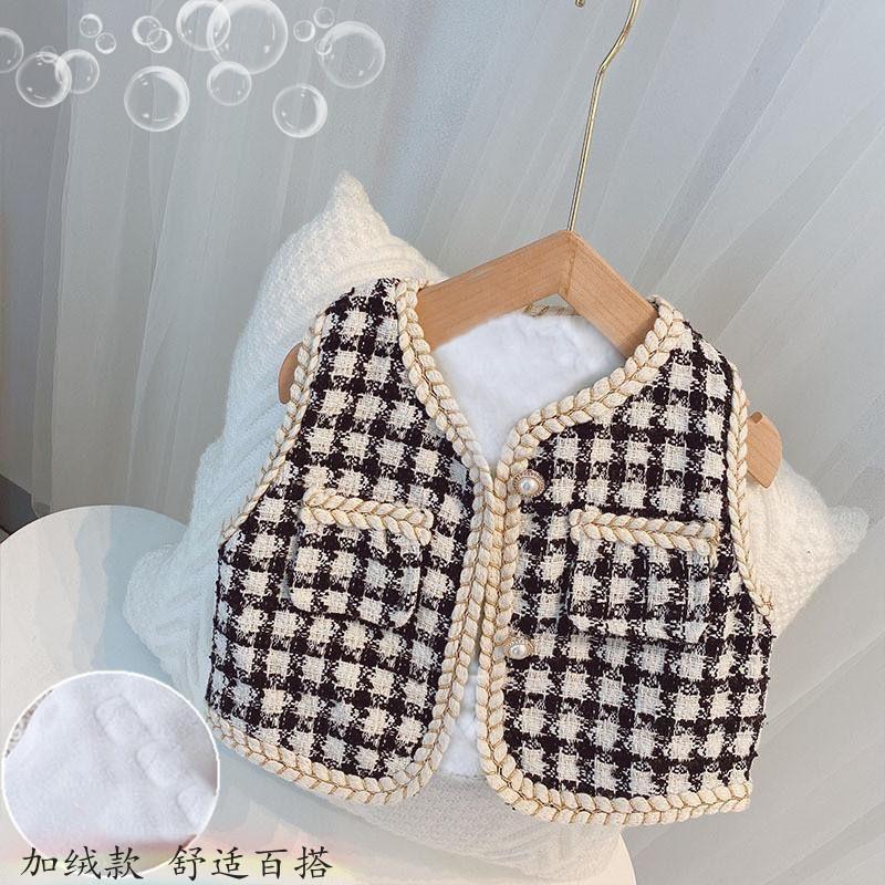 Product Introduction of Áo Vest Trẻ Em Bé Phong Cách Cổ Điển, Đặc Biệt Cho Điểm Nóng Của Người Dùng, Thích Hợp Cho Mùa Thu Và Mùa Đông, Có Thể Mặc Mùa Xuân Và Mùa Thu, Thiết Kế Kẻ Sọc, Phong Cách Người Nổi Tiếng Trên Internet, Thích Hợp Cho Bé Gái, Áo Vest 9
