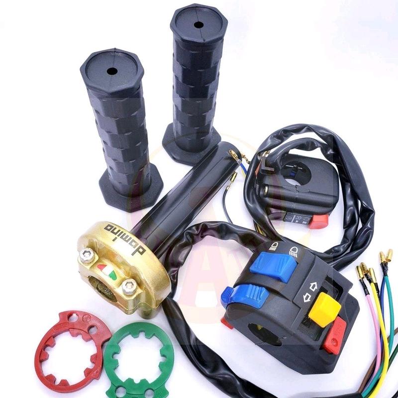 Combo cùm tăng tốc Domino, cùm công tắc Fz và bao tay daytona