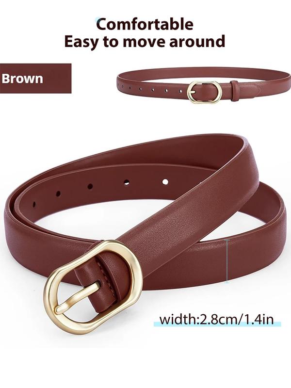 Durable Pin Buckle Women's Belt, Durable Two Layer Split Leather Belt, Trendy All-match & Exquisite Belt for Birthday Gift 7