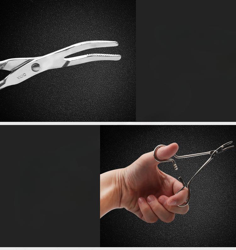 Product Introduction of 2pcs Stainless Steel Ear Plucking Pliers for Dog Ear Hair & Hemostat Grooming Tweezers for Pet Ears Hair Cleaning Tools Pet Supplies 4