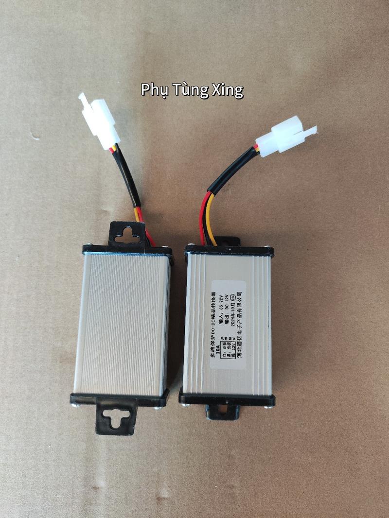 Product Introduction of Bộ đổi nguồn xe  điện,hạ áp xe đạp điện từ 36v,48v,60v,72v xuống 12v, phụ tùng phụ kiện xe điện 0