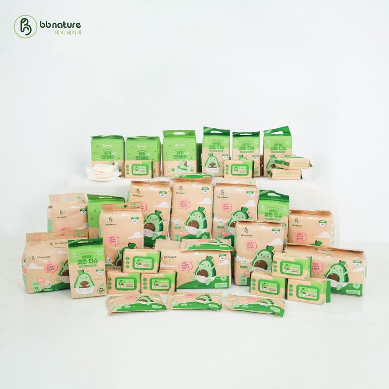 [COMBO 3 BỊCH] BB NATURE TÃ/BỈM Cho Bé Hàn Quốc Chính Hãng 7