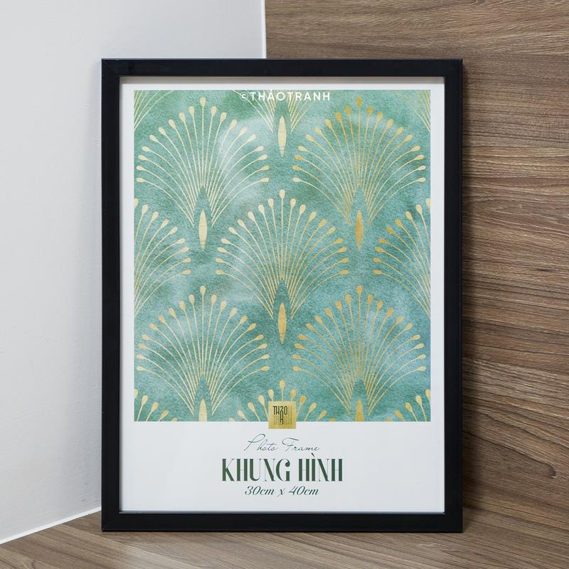 Khung Tranh decor 30x40cm treo tường Thảo Tranh. 1