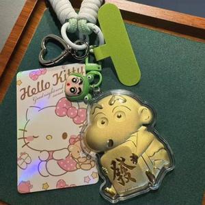 Shuibei Genuine 999 Crayon Shin-chan Mahjong Hairpin Cartoon Bag Pendant Gift for Girlfriend, Friend, Bestie