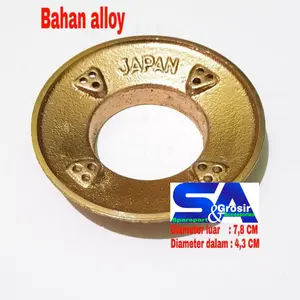 Burner Japan Multi Alloy - Umum Kompor Gas - Universal - Tungku Api Aluminium - Ring Pengapian