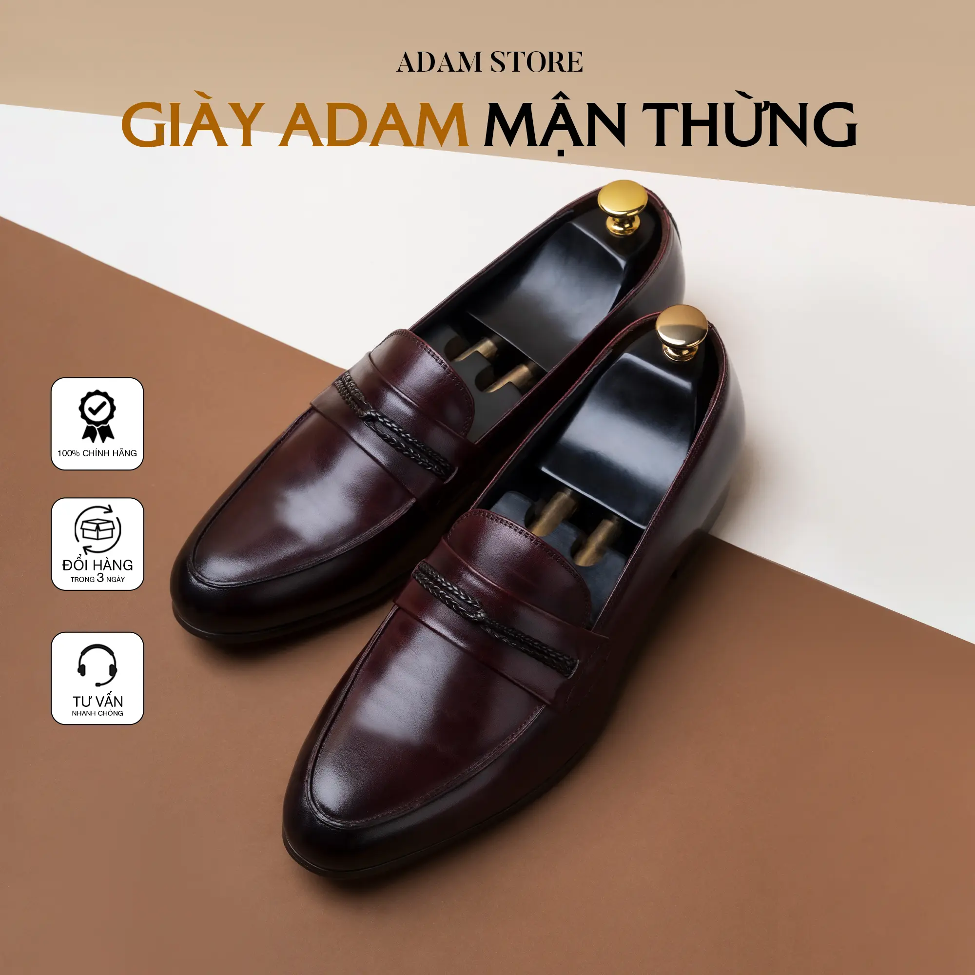 GIÀY DA ADAM STORE MẬN THỪNG WJM1L1M