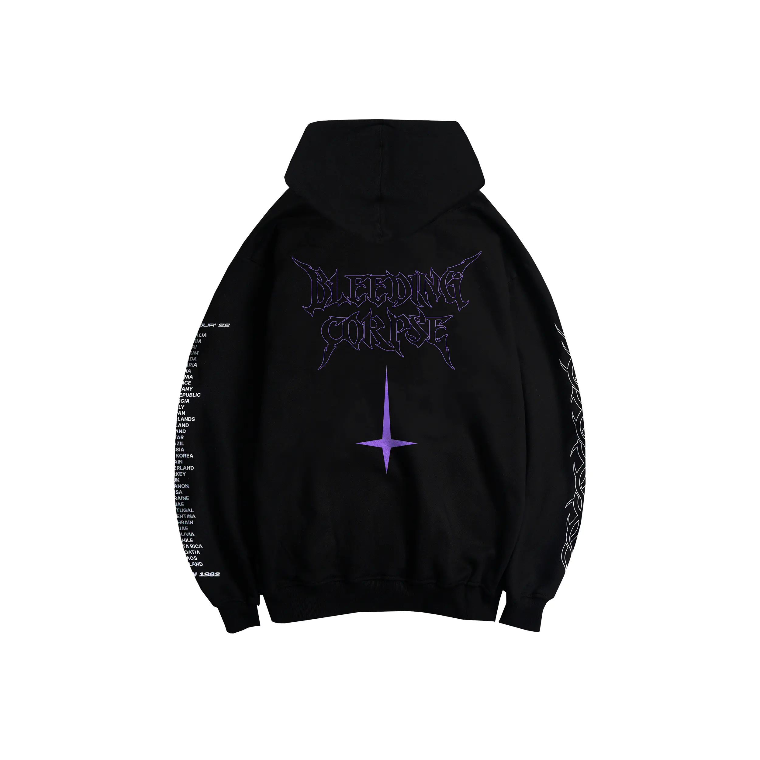 MRJN - Black Hoodie Bleeding Corpse