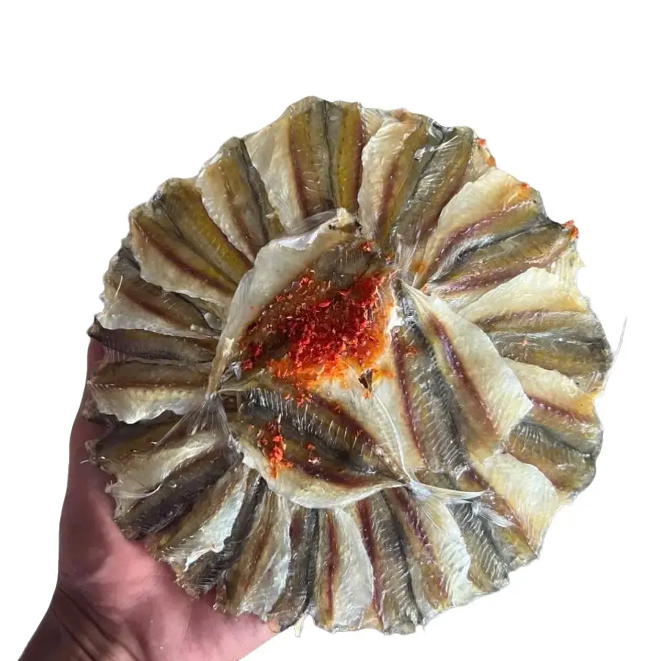 Khô cá chỉ vàng xếp bông- vị ngọt mặn vừa ăn