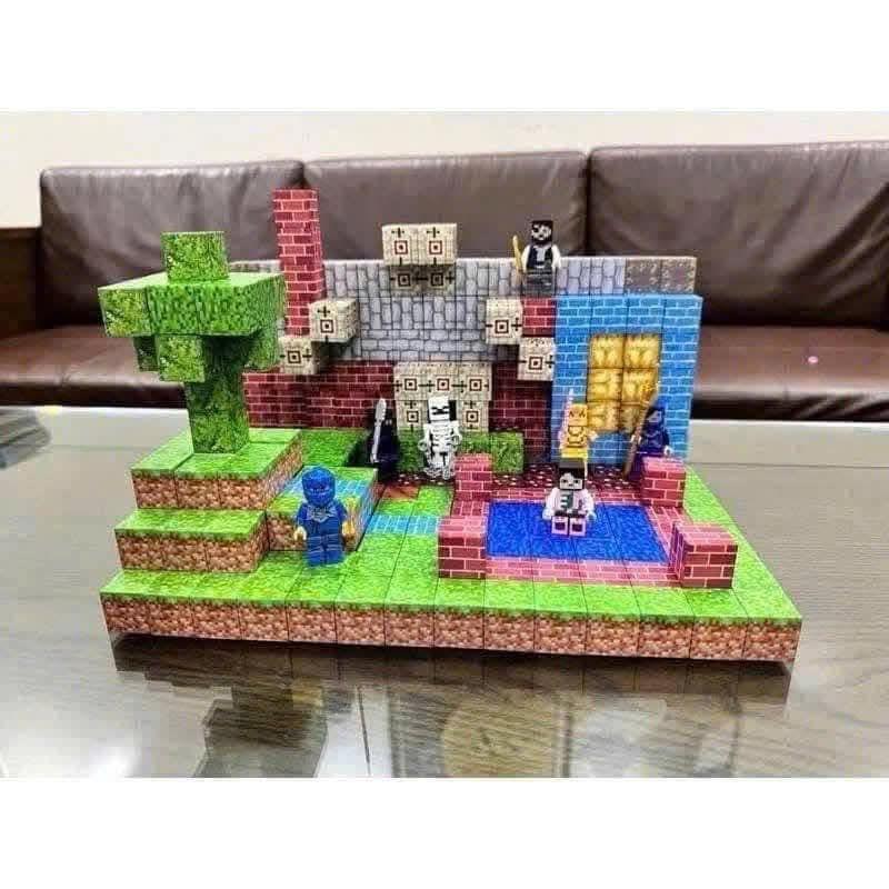 Product Introduction of nam châm từ tính minecraft-đồ chơi xếp hình 9