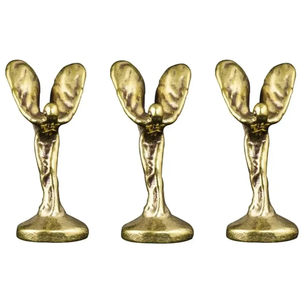 Tượng Giải Thưởng Trophy Đồng Thủ Công Chất Lượng Cao, Đồ Trang Trí Cổ Điển Tượng Nhỏ Bằng Đồng, Trang Trí Để Bàn, Đồ Thủ Công Quà Lưu Niệm, Người Đàn Ông Vàng Nhỏ Quà Tặng Cuộc Thi Cốc, Thích Hợp Cho Tiệc Và Lễ Kỷ Niệm,