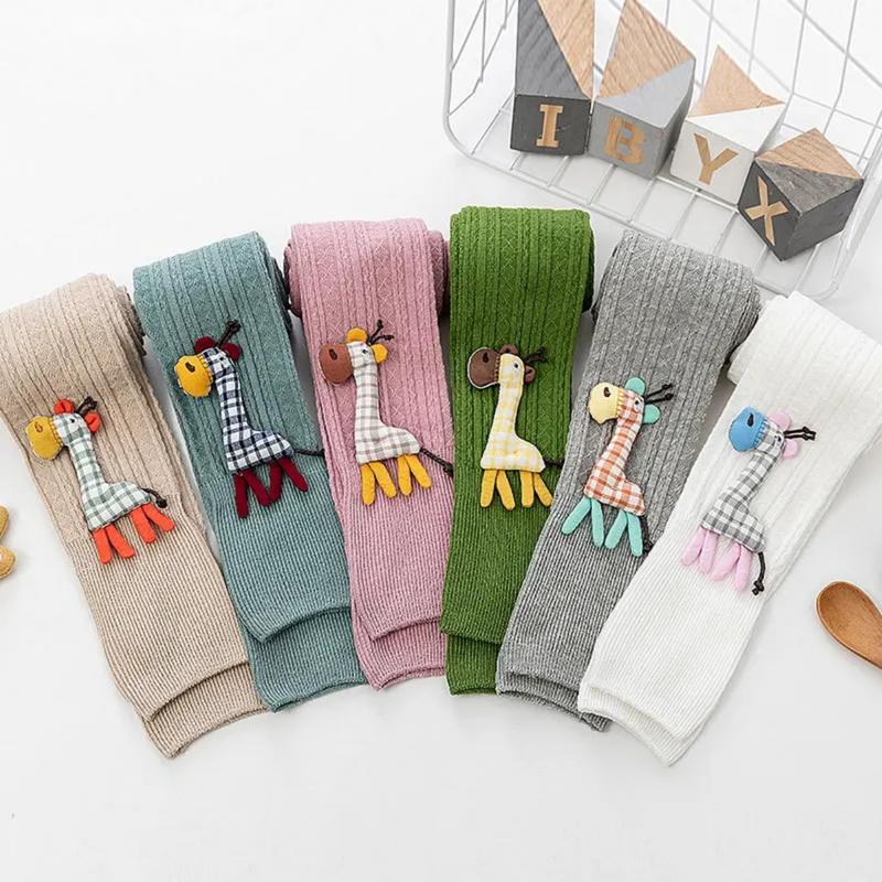 1 To 9 Years Spring Autum Cute Deer Girl Trousers High Quality Cotton Girls' Leggings Soft Knitted Pants for Children's Legging 5