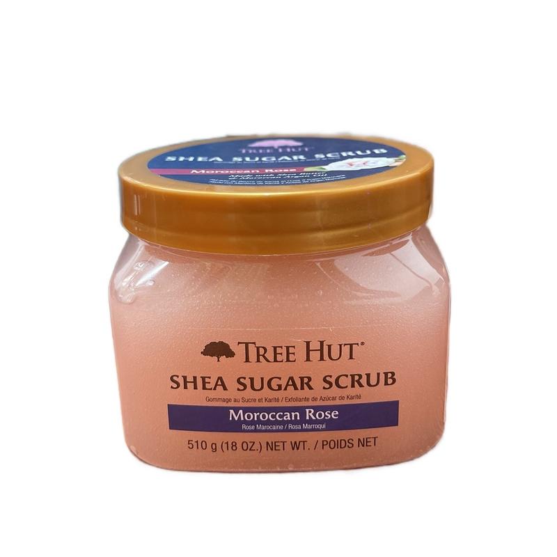 TreeHut- Moroccan Rose Sugar Scrub  Shea Sugar Scrub: FLORAL. Tẩy tế bào chết cơ thể và dưỡng da 0