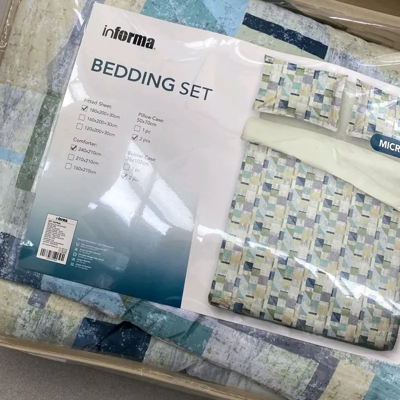 Bedding set Informa Microfiber (lengkap dg bedcover) 5