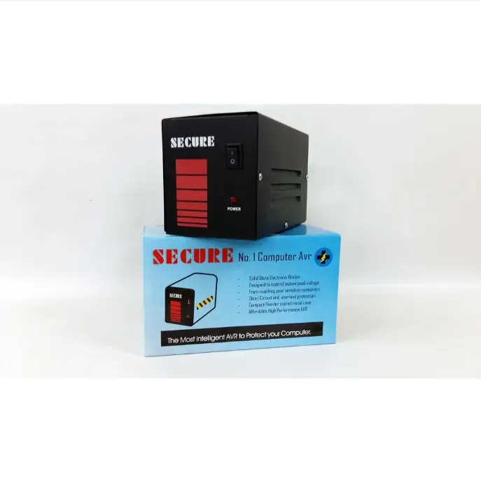 SECURE 500W AVR I 220V Voltage I 3 Sockets I Automatic Voltage ...