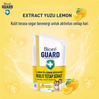 Gambar Biore Guard  Sabun Mandi Cair Anti Bakteri Energized Yuzu Lemon 380ml Pouch Fourpack dari KAO Indonesia Kab. Bekasi 2 Tokopedia
