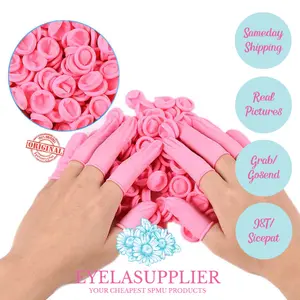 Sarung Jari Karet Tebal Finger Cots Alice Dental Coat Coats Pelindung Tangan Rubber Latex