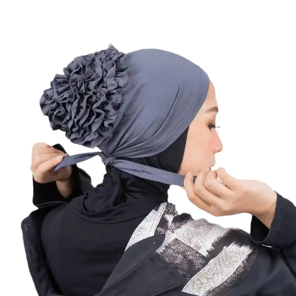 Summer Must Have Inner Best Lace Hijab New Trend Lace Casual Underscarves Women's  Instant Ciput Tudung Raya 2025