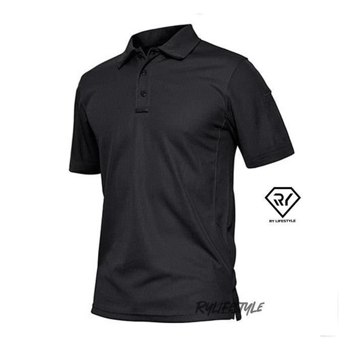 Gambar Ry Lifestyle - Polo Shirt Kaos Polo Polos - Hitam, S dari Ry lifestyle id Kota Administrasi Jakarta Pusat 5 Tokopedia