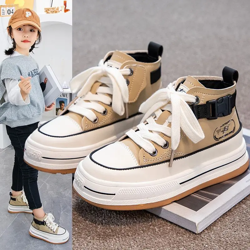[Gogokids.id] Sepatu sneakers boots kanvas anak import premiun