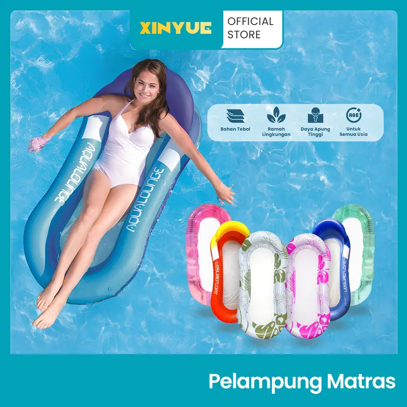 Pelampung Renang Matras Kasur Jaring Air plus Kanopi / Tanpa Kanopi Olahraga Outdoor 0
