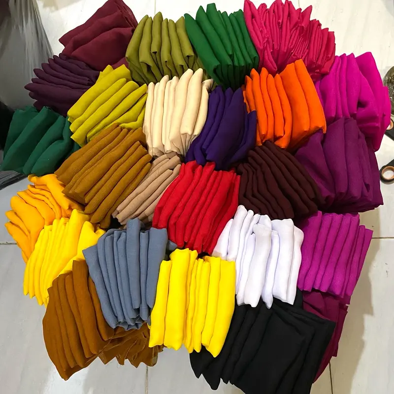 Selendang panjang polos sifon 3