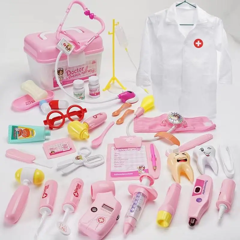 35pcs/set Doctor's Kit Toy, Pretend Play Medical Kit For Kids, Pretend Play Toy For Children's Gift