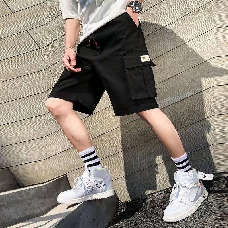 Quần Soóc Nam, Thích Hợp Cho Mùa Hè, Phong Cách Capris, Ngắn, Thể Thao, Đẹp Trai, Dáng Rộng, Hợp Xu hướng, Quần Thường Ngày Có Thể Mặc Ngoài Trời Menswear 1
