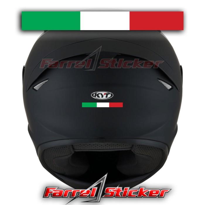 STICKER BENDERA ITALY STIKER ITALI HELM 7 CM 0