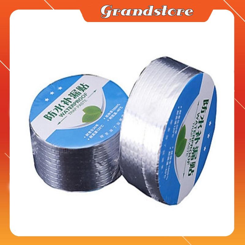 Cuộn 5m băng keo chống thấm nước, chống dột siêu dính đa năng rộng 5cm dán tường, tôn, bếp, bê tông, ống , bồn rửa bát