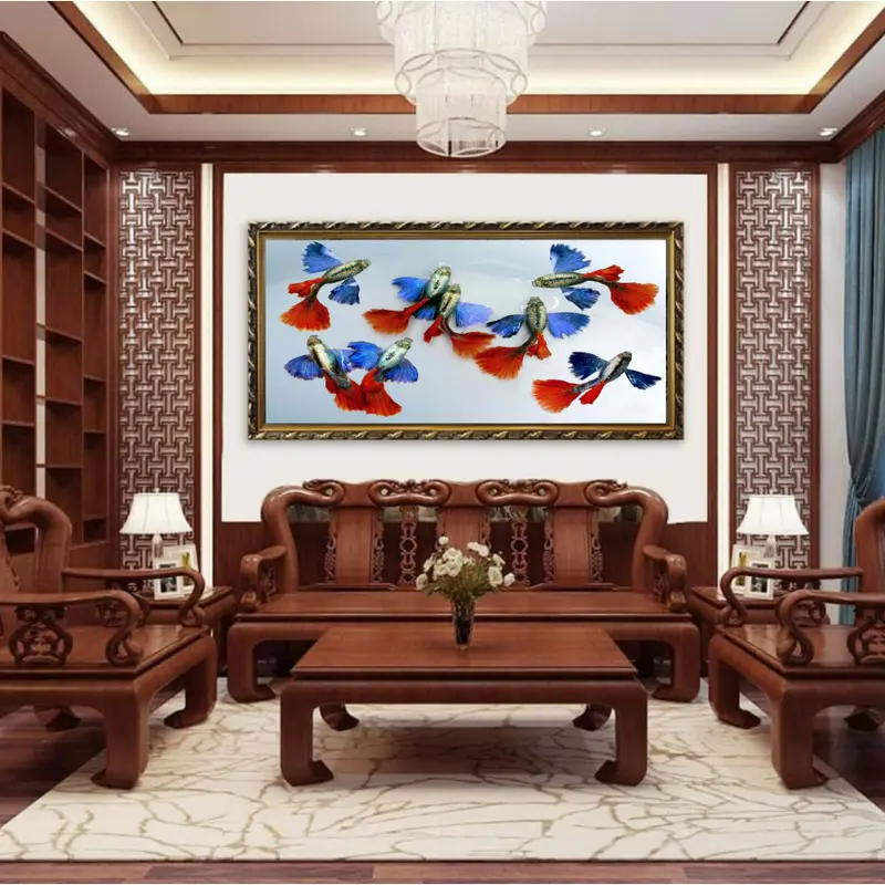 bức tranh 3D 10 Dumbo Red Tail bảo hành vận chuyển 0