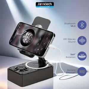 【Javkiech】Speaker Holder Hp 3In1 Wireless Bluetooth Audio + Foldable Desktop Phone Holder + PowerBank Adjustable