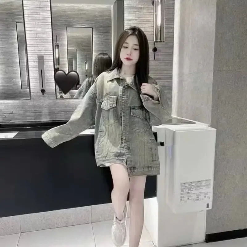￼Áo Khoác Jean  Form Unisex Nam Nữ Chất Jean Mịn Đẹp Women