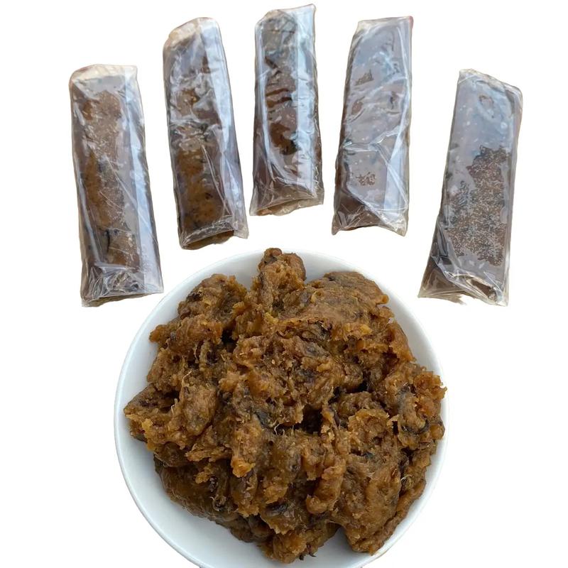 [ Nguyệt Anh - Sư Phụ Mẹ ] Mắm Lóc Chay Màu Nâu Đậm Làm Từ Đậu Nành Ủ Gói Gồm 5 Con - 500g Mỗi Con Dài 14cm Ngang 3cm Food