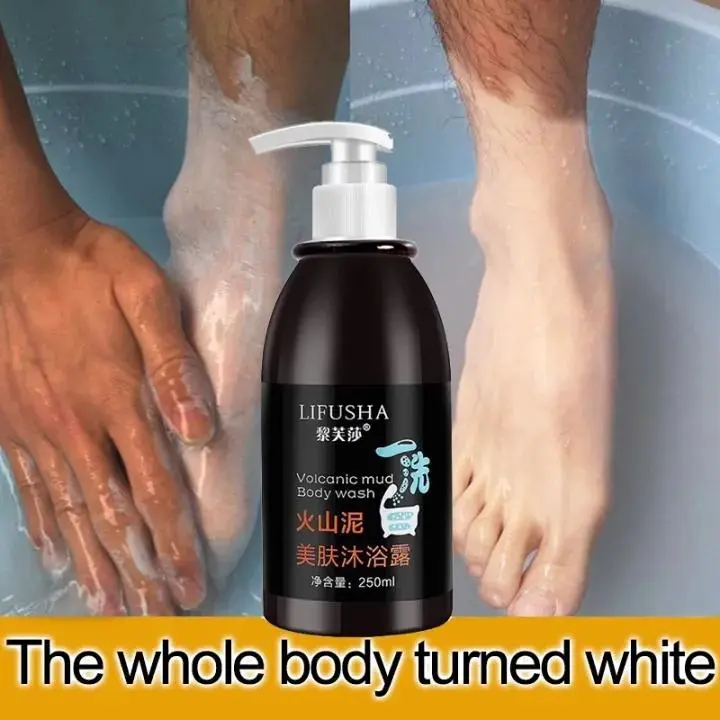 LUFUSHA BODY MUD Sabun Lumpur Vulkanik / Sabun Whitening Ampuh Memutihkan Badan dan Wajah - 250ml 2