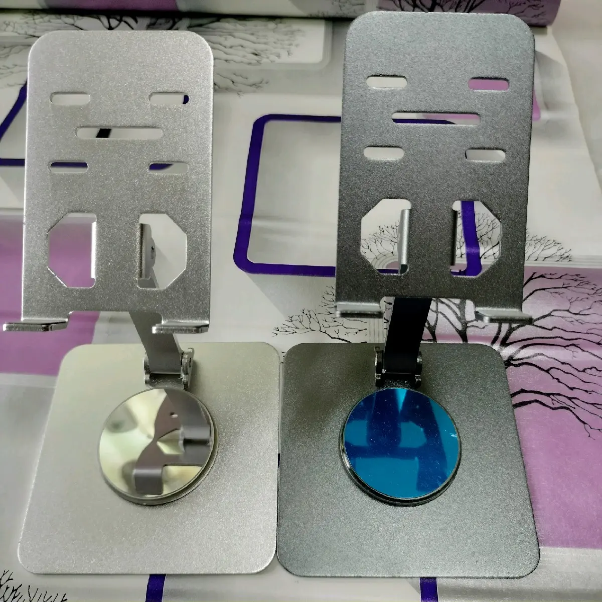 Combo 2 chiếc Giá đỡ điện thoại  360 độ, hợp kim nhôm S368 xoay 360 độ có chân xoay cao thấp gấp gọn nhẹ nhàng. Phụ Kiện Cao Su