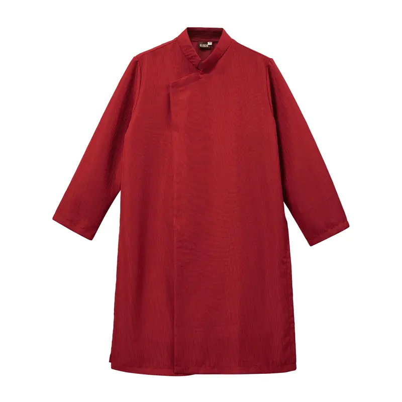 [GIDISTUDIO]_Áo dài ROLAN form unisex cách tân- Áo dài tết chất vải xước cao cấp, trẻ trung, thanh lịch GIDI (không kèm quần) 0