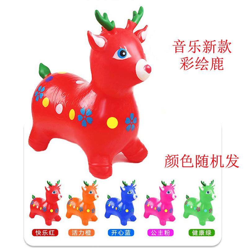 PVC Inflatable Horse Rideon Multiple Music Rabbit Animal Toys Wholesale 8